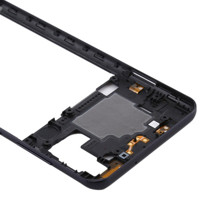 Replacement Black Middle Frame Bezel Plate for Samsung Galaxy A21s - Quality Checked Part