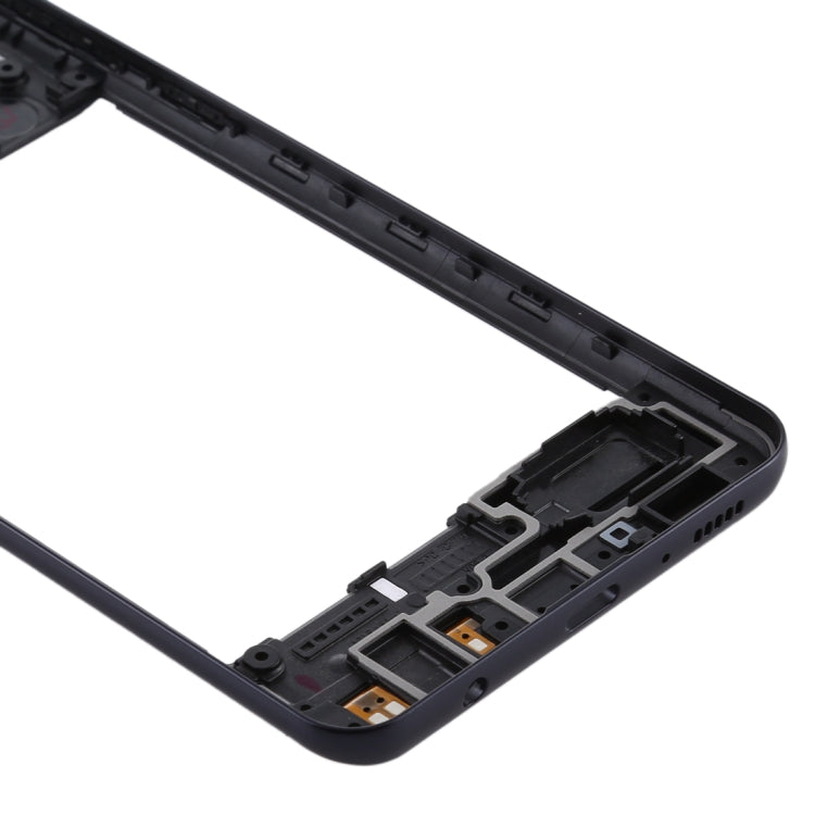 Replacement Black Middle Frame Bezel Plate for Samsung Galaxy A21s - Quality Checked Part