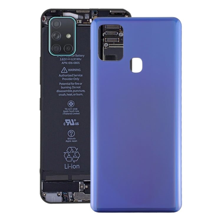 Samsung Galaxy A21s Replacement Back Cover - Blue Housing, Perfect Fit, Professional Installation Recommended