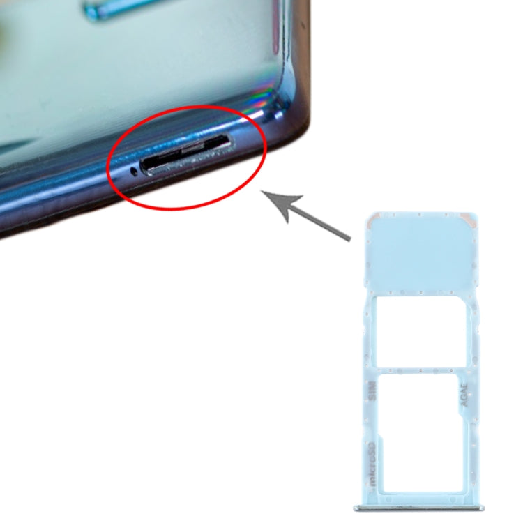 Samsung Galaxy A71 / A715 Green SIM Card Tray & Micro SD Card Tray Replacement - Quality Checked