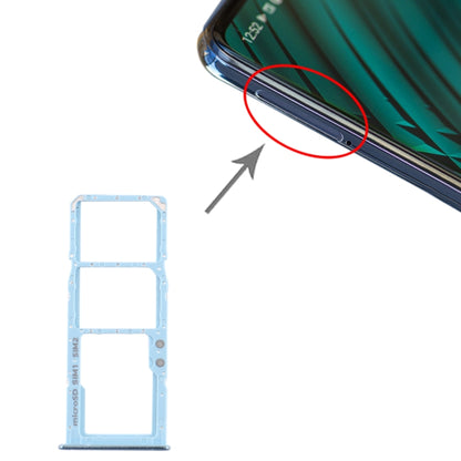 Samsung Galaxy A51 / A515 SIM Card Tray + Micro SD Card Tray Replacement (Blue) - Compatible & Tested