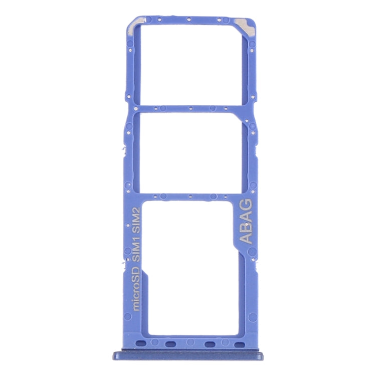 Samsung Galaxy A21s SIM Card Tray + Micro SD Card Tray (Blue) - Compatible Replacement Parts