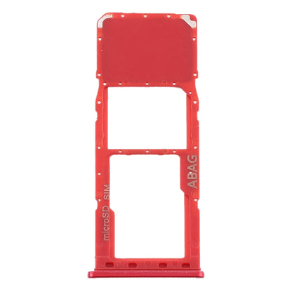 Samsung Galaxy A21s SIM & Micro SD Card Tray Replacement (Red) - Compatible & Fully Functional