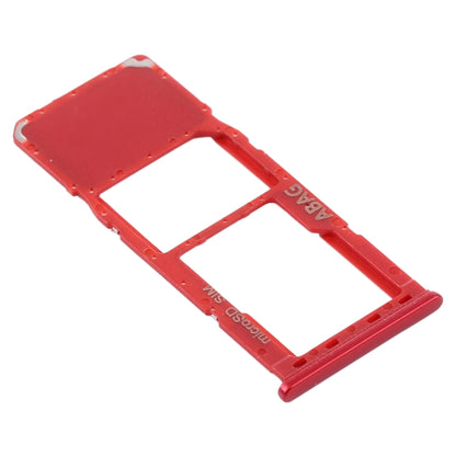 Samsung Galaxy A21s SIM & Micro SD Card Tray Replacement (Red) - Compatible & Fully Functional