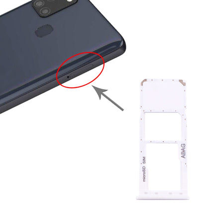 Samsung Galaxy A21s SIM Card Tray & Micro SD Card Tray (White) - Replacement Part, Fully Compatible