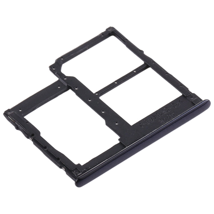 Black SIM Card Tray + Micro SD Card Tray for Samsung Galaxy A41 / A415 - Replacement Parts
