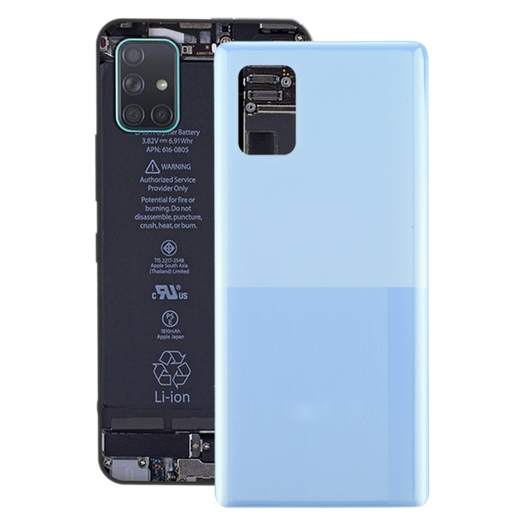 Samsung Galaxy A71 5G SM-A716 Battery Back Cover Replacement (Blue) - Perfect Fit, Quality Checked