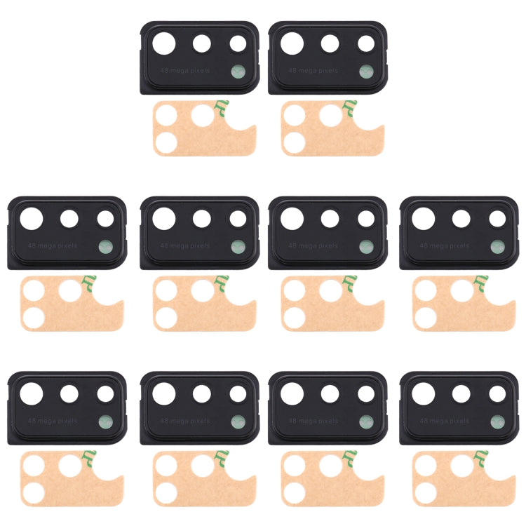 10pcs Black Camera Lens Cover Replacement for Samsung Galaxy A41 - Quality Checked, Perfect Fit