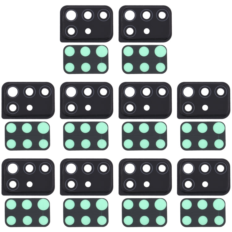 Samsung Galaxy A51 Camera Lens Cover Replacement - 10pcs Black, Perfect Fit & Condition Checked