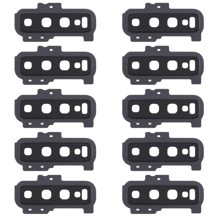 Samsung Galaxy S10+ Camera Lens Cover Replacement (10pcs, Black) - Professional Installation Recommended