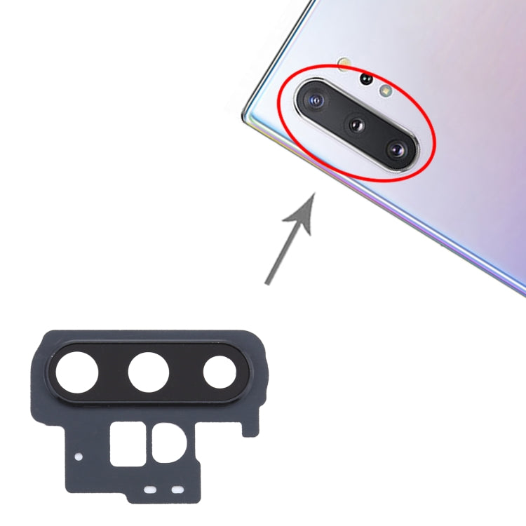 Samsung Galaxy Note10+ Camera Lens Cover Replacement (10pcs, Black) - Perfect Fit & Quality Assured