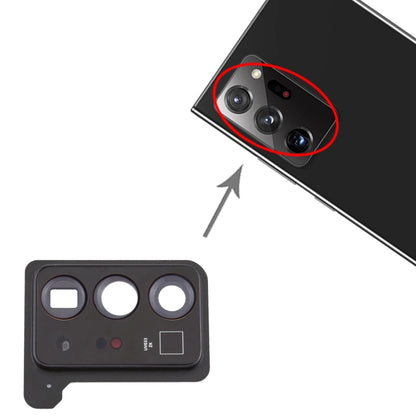 Samsung Galaxy Note20 Ultra Camera Lens Cover Replacement - Black, Professional Installation Recommended