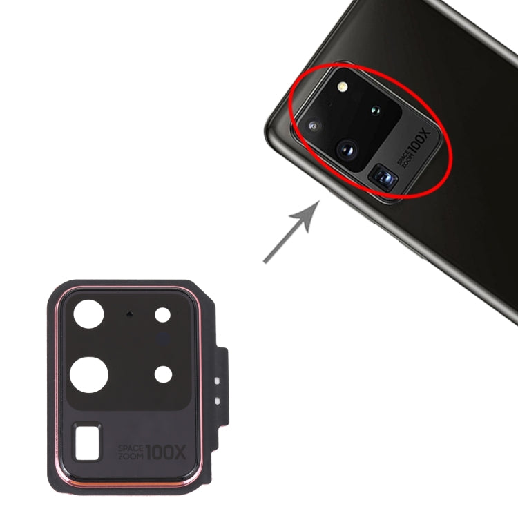 Pink Camera Lens Cover for Samsung Galaxy S20 Ultra - Lightweight, Compatible & Stylish Protection