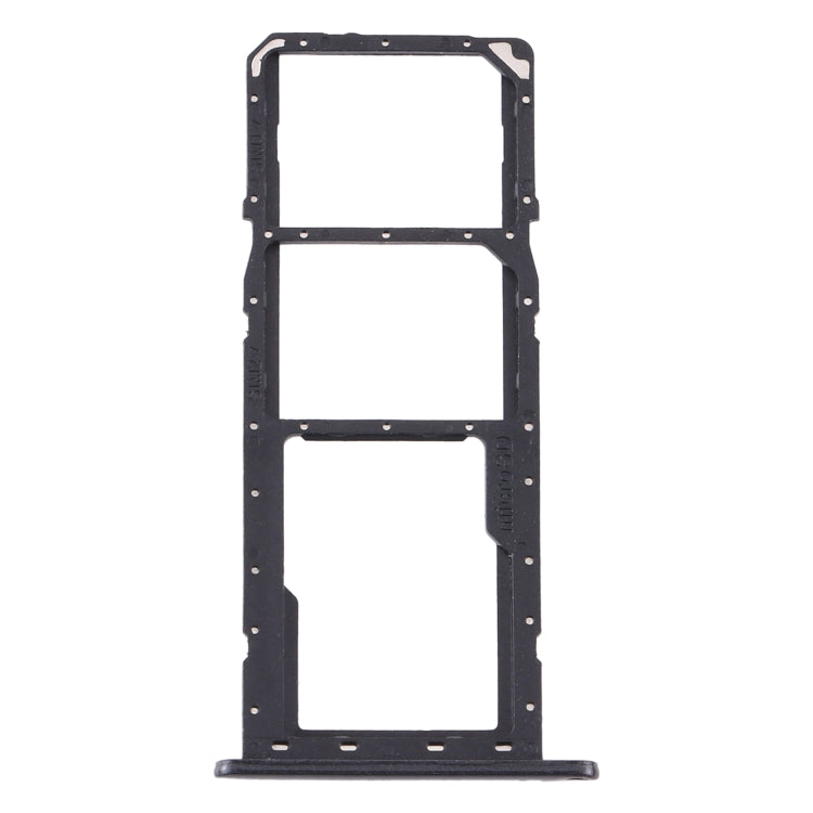 Samsung Galaxy A11 SM-A115 SIM Card Tray & Micro SD Card Tray Replacement (Black) - Compatible & Checked