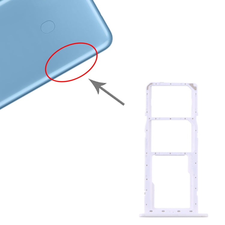 Samsung Galaxy A11 SM-A115 SIM Card Tray & Micro SD Card Tray Replacement (White) - Quality Checked
