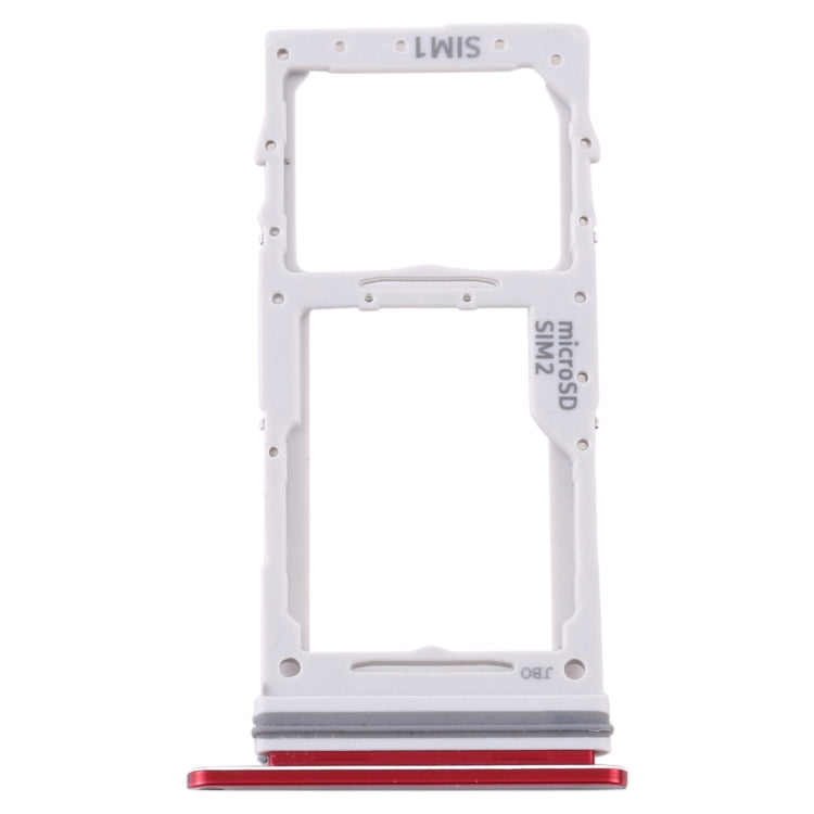 Samsung Galaxy Note 10 Lite SM-N770 SIM & Micro SD Card Tray Replacement (Red) - Compatible & Checked