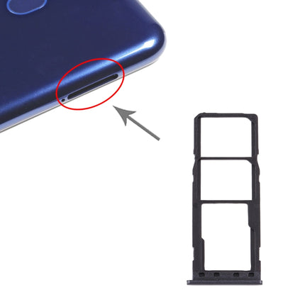 Samsung Galaxy M10 SM-M105 (Black) SIM & Micro SD Card Tray Replacement - Compatible & Checked