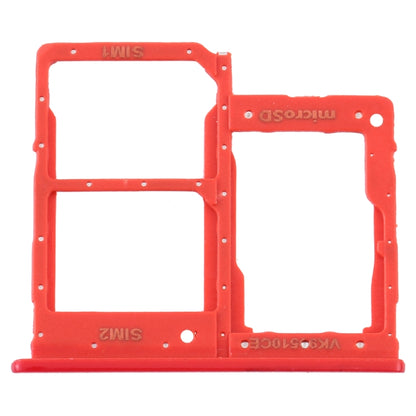 Samsung Galaxy A2 Core SM-A260 SIM Card Tray + Micro SD Card Tray Replacement (Red) - Fully Compatible