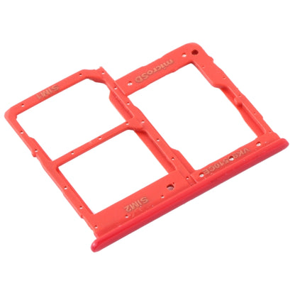Samsung Galaxy A2 Core SM-A260 SIM Card Tray + Micro SD Card Tray Replacement (Red) - Fully Compatible