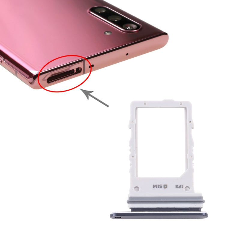 Black SIM Card Tray for Samsung Galaxy Note10 5G - Replacement Part, Professional Installation Recommended