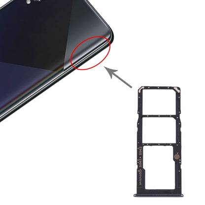 Samsung Galaxy A50s SM-A507 Black SIM Card Tray & Micro SD Card Tray Replacement - Quality Checked