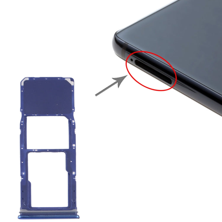Samsung Galaxy A9 (2018) SM-A920 SIM & Micro SD Card Tray Replacement - Blue