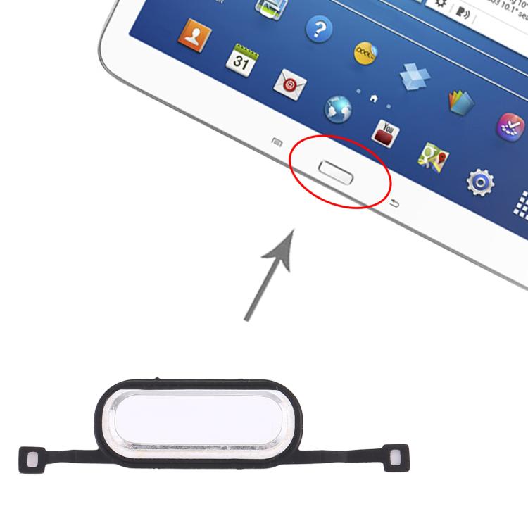 Replacement Home Key for Samsung Galaxy Tab 3 10.1 (SM-P5200/P5210) - White Button Repair Part
