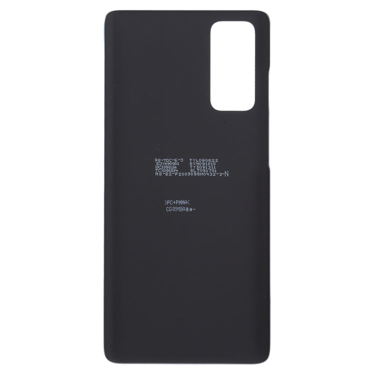 Samsung Galaxy S20 FE (5G) Black Battery Back Cover Replacement - Professional Installation Recommended