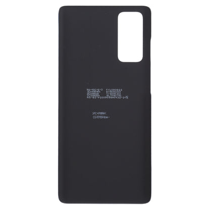 Samsung Galaxy S20 FE (5G) Black Battery Back Cover Replacement - Professional Installation Recommended