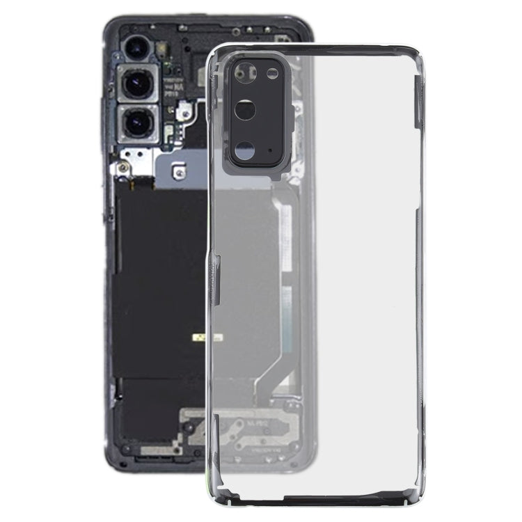 Transparent Battery Back Cover for Samsung Galaxy S20 SM-G980/SM-G980F/DS - Replacement Housing (Glass)