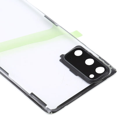 Transparent Battery Back Cover for Samsung Galaxy S20 SM-G980/SM-G980F/DS - Replacement Housing (Glass)