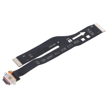 Original Charging Port Flex Cable Ribbon for Samsung Galaxy Note20 5G (SM-N981) - Replacement Part