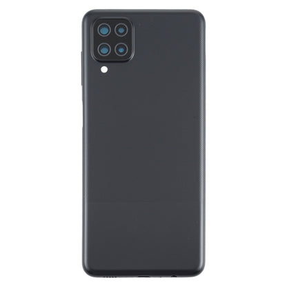 Samsung Galaxy A12 Black Battery Back Cover Replacement - Perfect Fit, Professional Installation Recommended