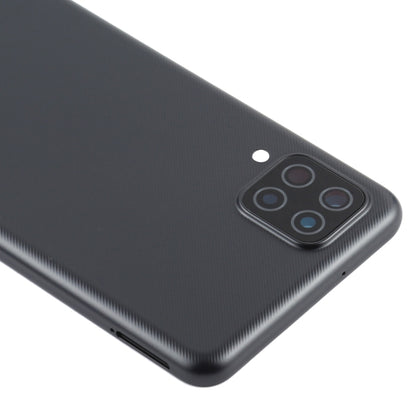 Samsung Galaxy A12 Black Battery Back Cover Replacement - Perfect Fit, Professional Installation Recommended