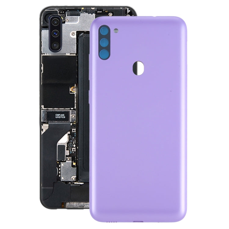 Samsung Galaxy M11 SM-M115F Purple Battery Back Cover Replacement - Professional Installation Recommended