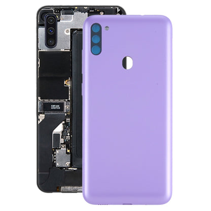 Samsung Galaxy M11 SM-M115F Purple Battery Back Cover Replacement - Professional Installation Recommended