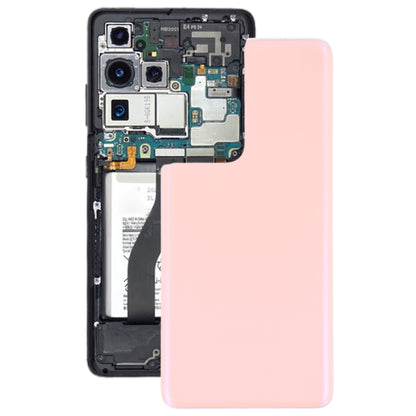 Pink Battery Back Cover for Samsung Galaxy S21 Ultra 5G - Lightweight, Durable, Compatible Accessory