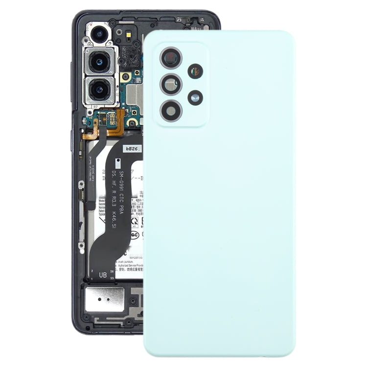 Green Battery Back Cover with Camera Lens Frame for Samsung Galaxy A52 5G / A52 4G