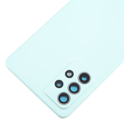 Green Battery Back Cover with Camera Lens Frame for Samsung Galaxy A52 5G / A52 4G