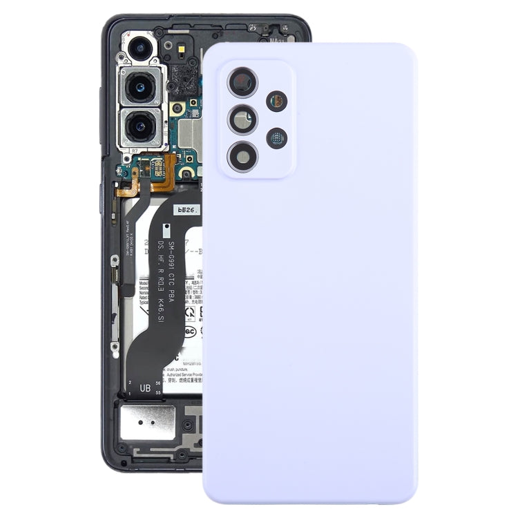 Purple Battery Back Cover with Camera Lens Frame for Samsung Galaxy A52 5G / A52 4G