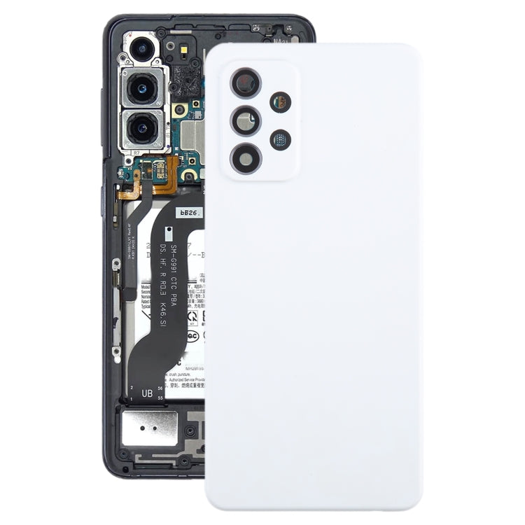 Samsung Galaxy A52 5G / A52 4G White Battery Back Cover with Camera Lens Frame Replacement