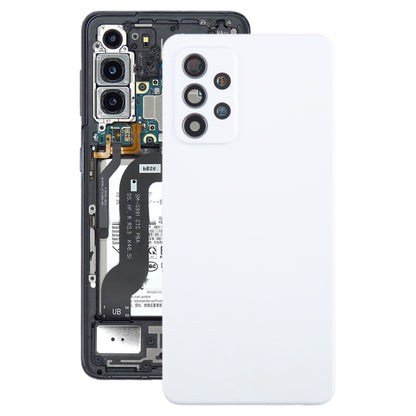 Samsung Galaxy A52 5G / A52 4G White Battery Back Cover with Camera Lens Frame Replacement