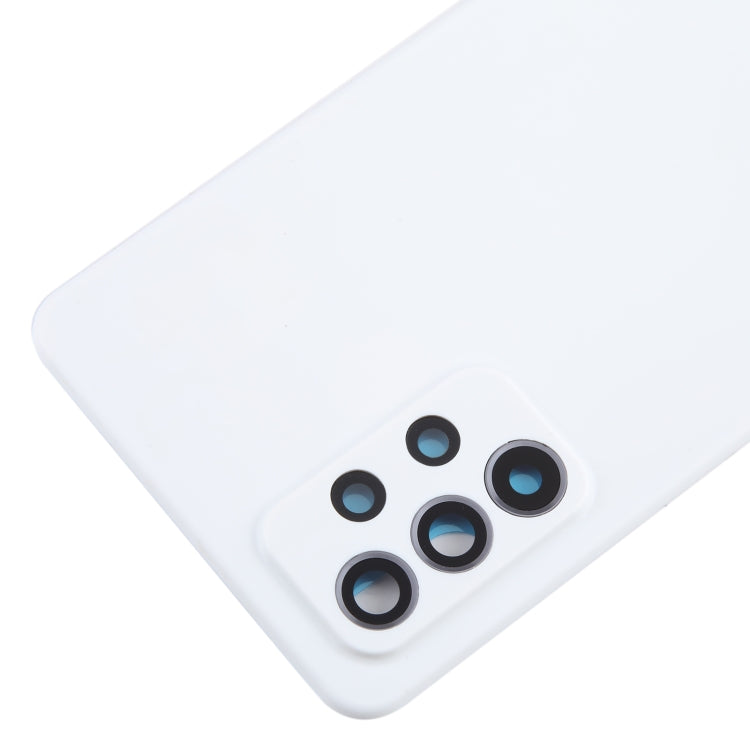 Samsung Galaxy A52 5G / A52 4G White Battery Back Cover with Camera Lens Frame Replacement