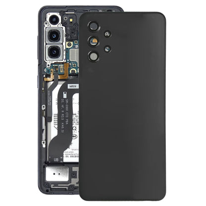 Samsung Galaxy A32 5G Black Battery Back Cover Replacement with Camera Lens Frame - Professional Installation Recommended