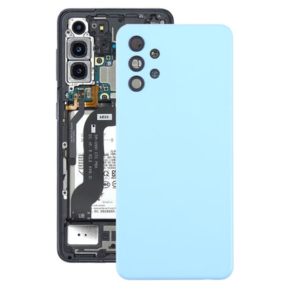 Samsung Galaxy A32 5G Back Cover Replacement (Blue) with Camera Lens Frame - Perfect Fit & Condition
