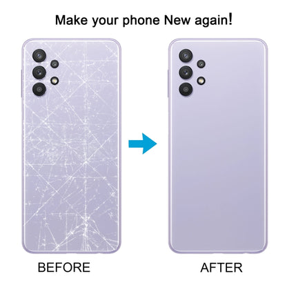 Samsung Galaxy A32 5G Back Cover Replacement (Blue) with Camera Lens Frame - Perfect Fit & Condition