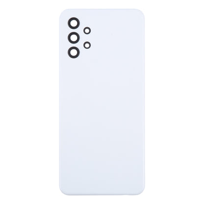 Samsung Galaxy A32 5G Battery Back Cover Replacement with Camera Lens Frame (White) - Professional Installation Recommended