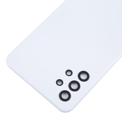 Samsung Galaxy A32 5G Battery Back Cover Replacement with Camera Lens Frame (White) - Professional Installation Recommended