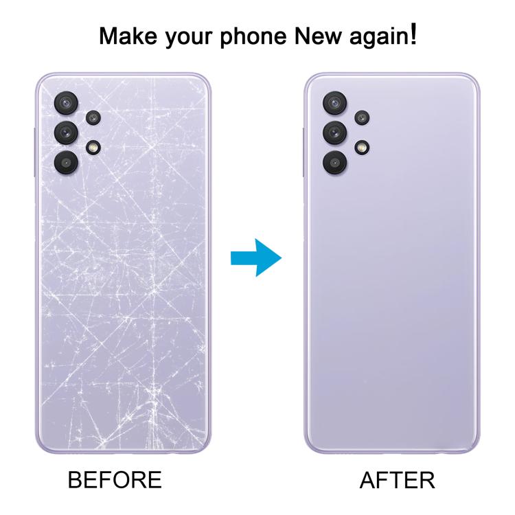 Samsung Galaxy A32 4G SM-A325F Replacement Battery Back Cover - White, Perfect Fit, Professional Installation Recommended