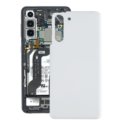 Samsung Galaxy S21 (5G) White Battery Back Cover Replacement - Compatible & Fully Functional